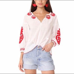 Madewell Embroidered Top